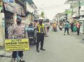 Kapolsek Krembangan Pimpin Pelaksanaan Operasi Penertiban Masker di Jalan Tambak Asri