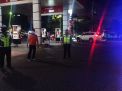 Polsek Semampir Gelar Patroli Malam di SPBU, Titip Pesan Waspada Uang Palsu