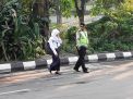 Polsek Pabean Cantikan Beri Pelayanan Melalui Pengaturan Lalu Lintas Pagi
