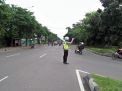 Satlantas Polres Tanjung Perak Beri Pelayanan Lewat Pengaturan Lalu Lintas Pagi