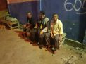 Lakukan Patroli Malam, Satsabhara Sampaikan Himbauan Waspada Orang Tak Dikenal