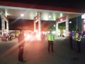 Polsek Semampir Gelar Patroli Malam di SPBU, Antisipasi Kriminalitas 3C