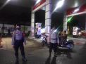 Personil Polsek Semampir Gelar Patroli Malam di SPBU, Antisipasi Kerawanan