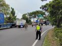 Polsek Krembangan Bersama Personil Gabungan Terus Lakukan Penyekatan di Pospam Jalan Laksda M Nasir