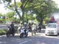 Kapolres Tanjung Perak Pimpin Penyemprotan Disinfektan Skala Besar di 3 Tempat Bersamaan