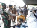 Forkopimda Jatim Mengecek Serbuan Vaksinasi di Koarmada II