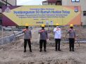 Gubernur Sulsel dan Kapolri Resmikan Pembangunan Rumah Polisi Korban Gempa di Sulbar