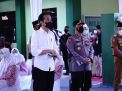Presiden dan Kapolri Tinjau Vaksinasi Merdeka di Ponpes dan Tempat Ibadah Se-Indonesia