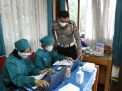 Arema Police Sobo Kelurahan Polresta Malang Kota Berikan Layanan Vaksinasi dosis kedua untuk Supeltas dan masyarakat umum
