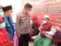 Gebyar Vaksinasi PMII Dan Polda Jatim Di Kabupaten Sampang Targetkan 1500 Santri Dan Masyarakat Mendapatkan Vaksin Covid-19