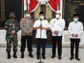 Kunjungi KSAU, Kapolri Harap Sinergitas Dari Atas Hingga Bawah Tegakan Displin Prokes Masyarakat