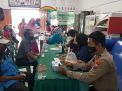 RATUSAN WARGA IKUT SERBUAN VAKSIN DI HOME CARE VAKSINASI POLSEK ASEMROWO