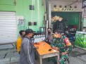 BHABINKAMTIBMAS POLSEK KENJERAN, BERI HIMBAUAN AGAR MENDATA WARGA YG BELUM VAKSIN