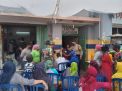 POLSEK PABEAN CANTIKAN LAKSANAKAN PENGAWALAN VAKSINASI DI PASAR BAWANG PABEAN CANTIKAN