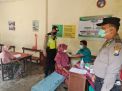 Polsek Pabean Cantikan Lakukan Giat Vaksinasi Home Care Rutin, Sasar Warga Kalianyar