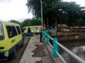 Pantau Ketinggian Debit Air, Polsek Pabaen Cantikan Waspada Terjadinya Banjir