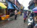 Polsek Pabean Cantikan Lakukan Penertiban Di Pasar, Pastikan Patuhi Peraturan Prokes