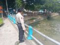 Lakukan Pemantauan Debit Air Rutin, Polsek Pabean Cantikan Waspada Terjadinya Banjir