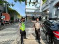 Polsek Pabean Cantikan Patroli di Rumah Sakit Al Irsyad, Antisipasi Pengambilan Paksa Pasien Covid-19 dan Tindak Kriminalitas 3C