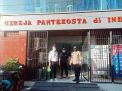 Polsek Pabean Cantikan Laksanakan Kegiatan Pengamanan Ibadah Minggu Pagi di Gereja Pantekosta