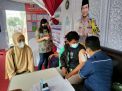 Polsek Pabean Cantikan Gelar Vaksin Booster Untuk Masyarakat Usia 18 Tahun Keatas di Jalan Bunguran