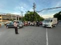 Polsek Pabean Cantikan Laksanakan Pengaturan Lalu Lintas di Jalan Bunguran, Antisipasi Terjadinya Kemacetan