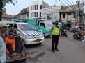 Polsek Pabean Cantikan Laksanakan Patroli Pemantauan Arus Lalin di Beberapa Ruas Jalan, Antisipasi Terjadinya Kemacetan