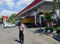 Polsek Pabean Cantikan Lakukan Patroli di SPBU, Berikan Himbauan Waspada 3C