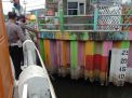 Polsek Krembangan Laksanakan Pengecekan Ketinggian Sungai di Pintu Jembatan Suroboyo, Waspada Adanya Potensi Banjir