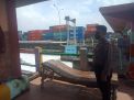 Polsek Asemrowo Cek Ketinggian Debit Air Sungai, Antisipasi Adanya Potensi Banjir