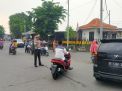 Polsek Asemrowo Pantau Arus di Tambak Mayor Antisipasi Kemacetan Sore