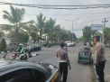 Polsek Kenjeran Laksanakan Pemantauan Lalu Lintas di Kedung Cowek, Situasi Terpantau Lancar