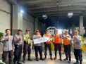 Polsek Pabean Cantikan Laksanakan Patroli di Stasiun Sampaikan Himbauan Waspada Mudik