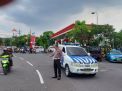 Polsek Pabean Cantikan Laksanakan Pengaturan dan Pemantauan Arus Lalu Lintas di Jalan Bibis, Situasi Aman Terkendali