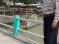 Polsek Pabean Cantikan Laksanakan Pengecekan Ketinggian Debit Air Sungai, Terpantau Dalam Batas Normal