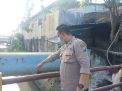 Polsek Krembangan Laksanakan Cek Debit Air Sungai Jalan Tanjung Sadari, Terpantau Dalam Debit Normal