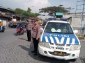 Polsek Krembangan Laksanakan Giat Patroli di Depan SPBU Kalianak, Antisipasi Adanya Kemacetan