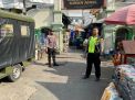 Polsek Semampir Laksanakan Patroli Keamanan di Pintu Masuk Religi Ampel, Antisipasi Kerawanan