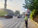 Polsek Semampir Laksanakan Patroli Arus Lalu Lintas Pagi, Waspada Kemacetan