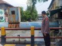 Polsek Krembangan Pantau Ketinggian Debit Air Sungai, Waspada Adanya Potensi Bencana Banjir