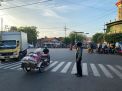Polsek Semampir Laksanakan Patroli Pos Akhir di TL Karang Tembok, Antisipasi Kecelakaan Lalu Lintas