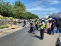 Polsek Semampir Patroli Keamanan di Depan Wisata Religi Ampel, Antisipasi Adanya Tindak Kejahatan
