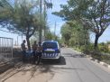 Polsek Kenjeran Laksanakan Patroli Pantau Kerawanan di Pantai Batu