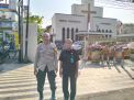 Polsek Pabean Cantikan Jaga Keamanan Giat Ibadah Umat Nasrani di Gereja GPDl