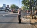 Polsek Krembangan Antisipasi Kemacetan Sore Melalui Patroli Pengaturan Lalu Lintas