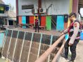 Polres Pelabuhan Tanjung Perak Melaksanakan Pengecekan Debit Air Sungai, Waspada Potensi Banjir