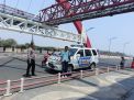Polsek Kenjeran Laksanakan Patroli Keamanan di Jembatan Suroboyo, Waspada Kerawanan 3C