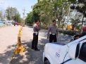 Polsek Kenjeran Melaksanakan Patroli di Taman Suroboyo, Waspada Adanya Tindak Kerawanan