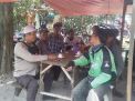 Bhabinkamtibmas Polres Tanjung Perak Sosialisasikan Bahaya Narkoba Kepada Ojek Online