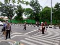 Polsek Kenjeran Berhasil Atasi Kemacetan, Kejar Ketertiban di U Turn SMA 19